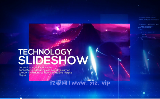 pr高科技数字技术开场视频模板