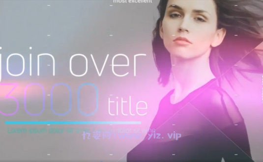 PR三角形开场视频模板