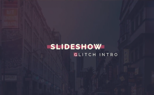 PR模板-RGB大故障城市片头模板