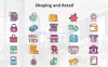 PR模板-购物和零售动画图标
