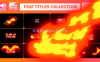 FCPX插件-火焰元素动画文字标题