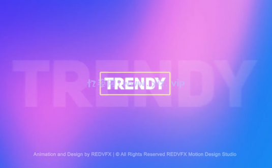 PR模板-快闪特效文字2