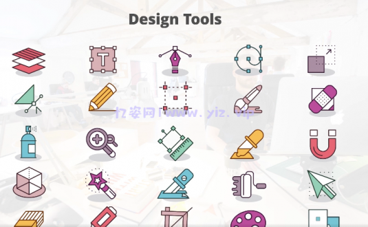 PR模板-设计工具动画图标