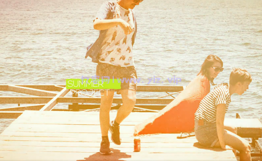 PR AE模板-夏日视频幻灯片