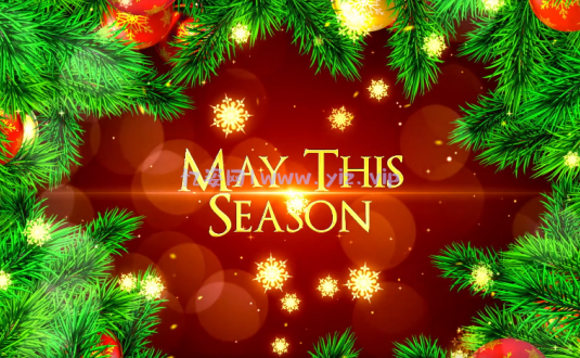 FCPX插件-圣诞节愿望标题模板