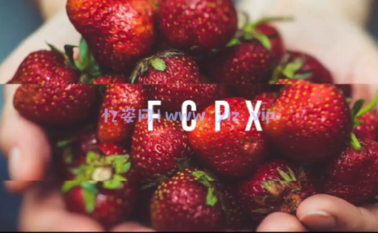 FCPX插件-漂亮的错位视觉差开场片头