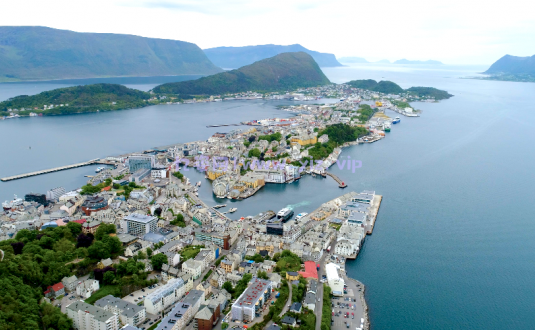 视频素材-挪威空中镜头
