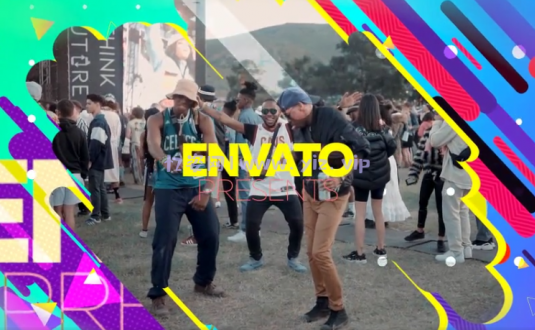 FCPX插件-彩色遮罩开场片头