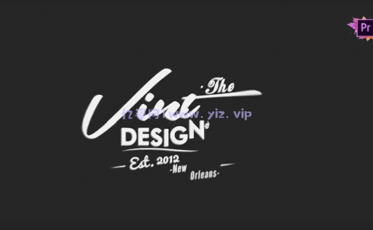 PR模板-26个复古版式动画徽章