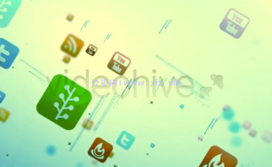 AE模板-社交媒体图标介绍