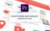 PR模板-社交媒体动画图标