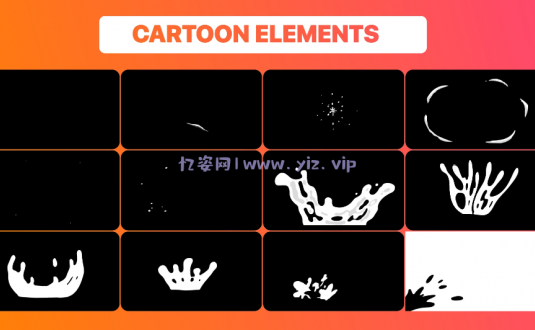 PR模板-液体运动元素和标题