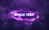 PR模板-宇宙星系科幻特效文字