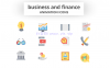 PR模板-商业和金融动画图标
