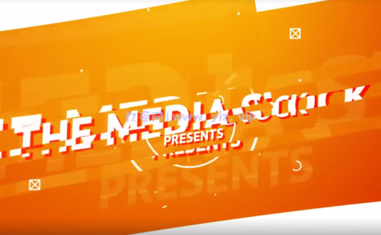 AE模板-故障版式文字