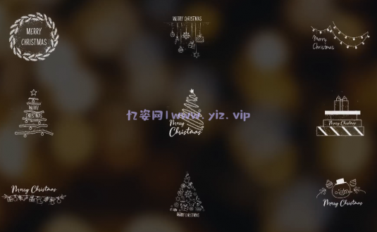 PR模板-圣诞节标题