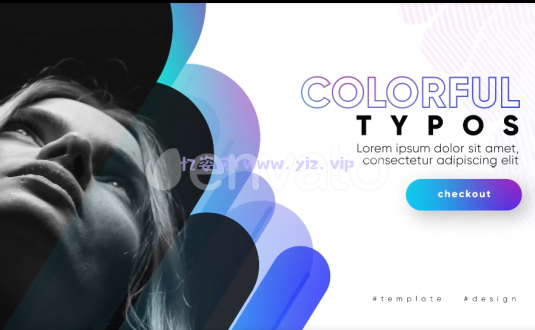 AE模板-独特的现代版式