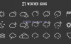 AE模板-21个天气动画图标