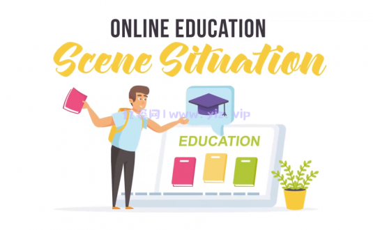 AE模板-在线教育动画