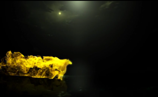 AE模板-金色马奔腾徽标