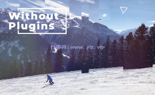 AE模板-小故障动态幻灯片