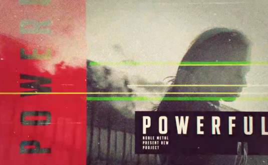 AE模板-小故障开场片头