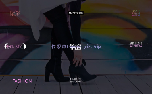 PR模板-时尚标题包