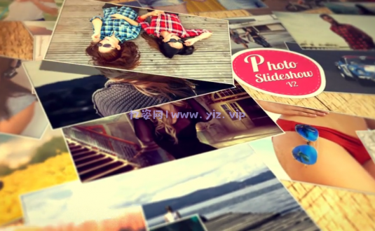 AE模板-多照片开场