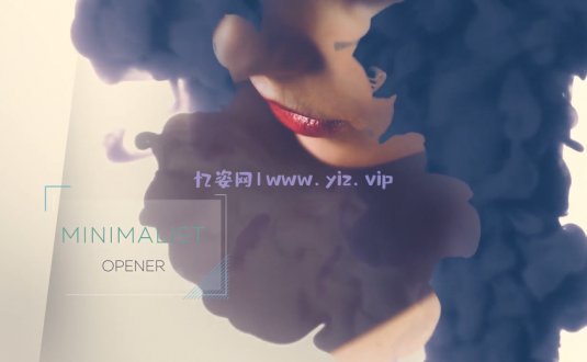 硬核AE模板-水墨效果