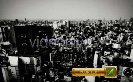 AE模板-金属字幕条标题