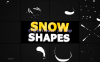 PR模板-雪的形状动画