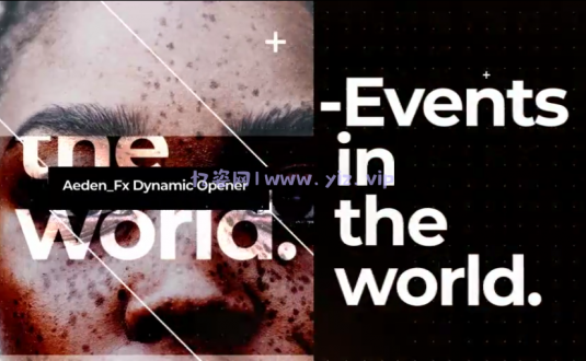 AE模板-电视新闻开场片头