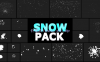 PR模板-雪花元素动画包