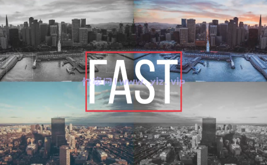 AE模板-小故障幻灯片