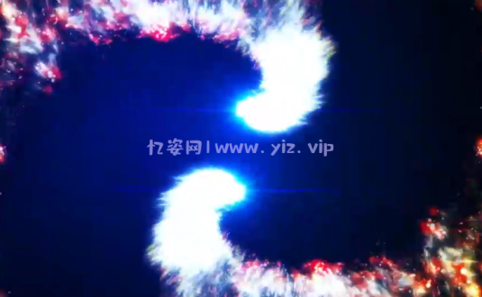 AE模板-粒子漩流徽标