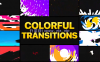 AE模板-漂亮的色彩过渡转场包
