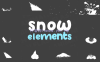 AE模板-雪元素包