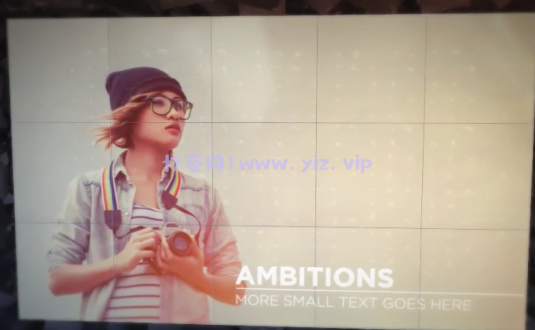 AE模板-3D图片幻灯片