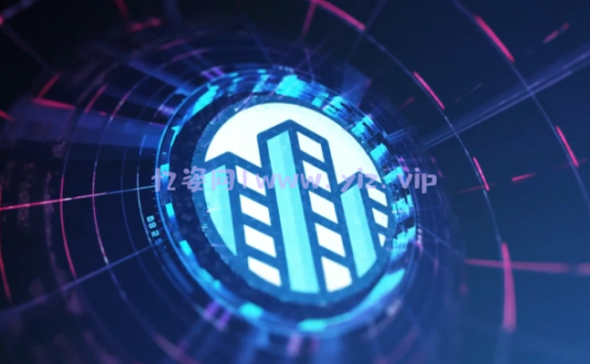 AE模板-技术过渡转场徽标