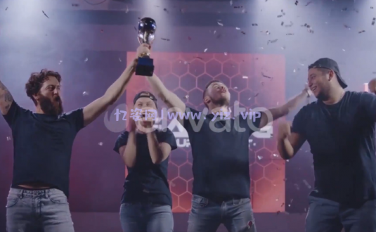 AE模板-电竞徽标过渡转场