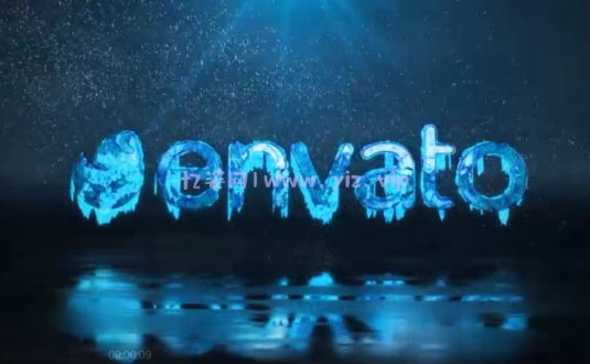 AE模板-冬季徽标