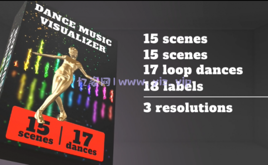 硬核AE模板-音乐舞蹈可视化包