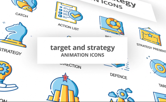 AE模板-目标与策略图标