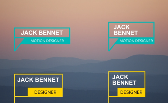 AE模板-底部字幕条标题