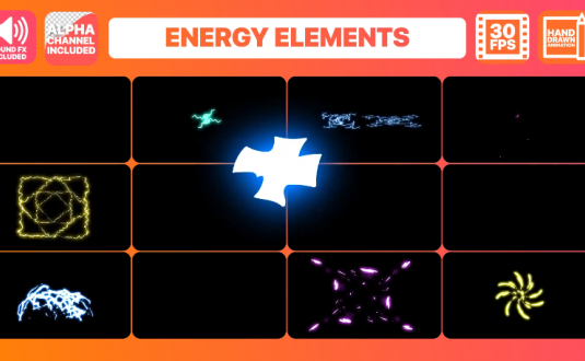 AE模板-电能元素包