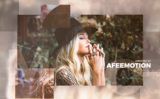 PR模板-旋转幻灯片