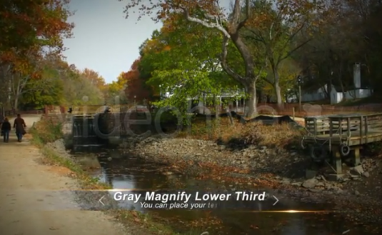 AE模板-灰色字幕条