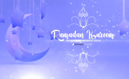 AE模板-斋月徽标