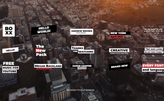 DR模板-现代标题