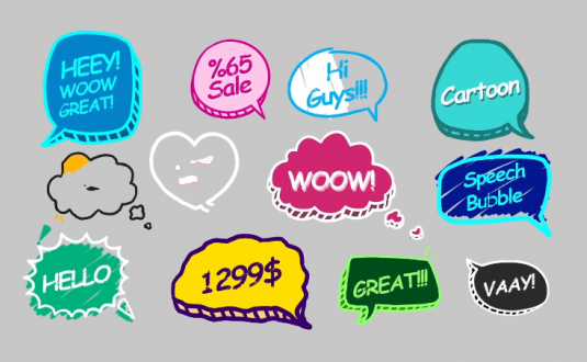 硬核PR模板-对话气泡